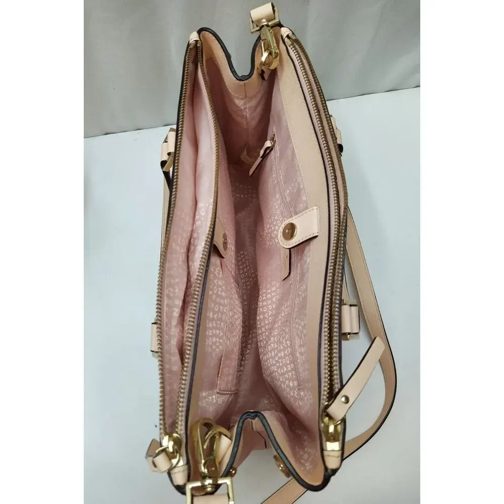 Kate Spade Newbury Lane Loden Satchel Light Pink Saffiano Leather Shoulder Bag